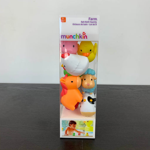 used Munchkin Barnyard Squirts Bath Toy 8 Pack