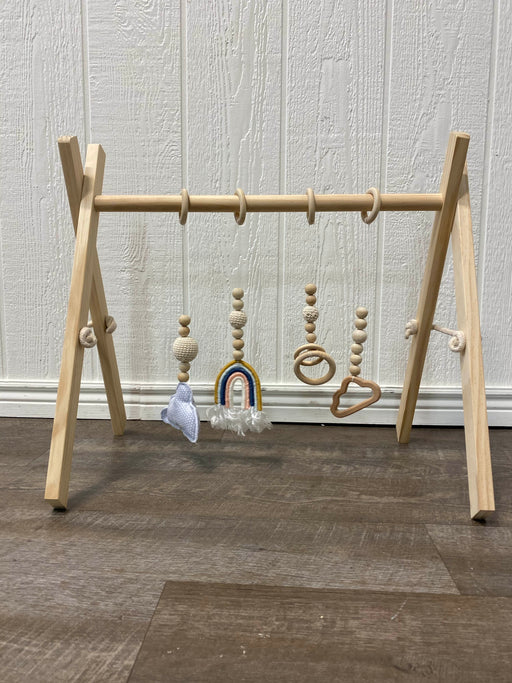 used Poppyseed Play Wooden Baby Gym