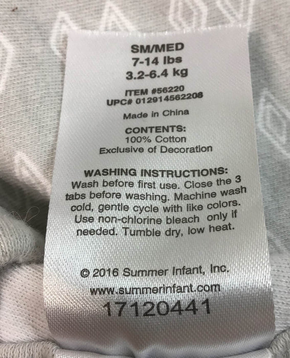 used Summer Infant SwaddleMe Original Swaddle Wrap 2pk