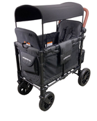 used Wonderfold W2 Luxe Multifunctional Double Stroller Wagon, 2023, Volcanic Black