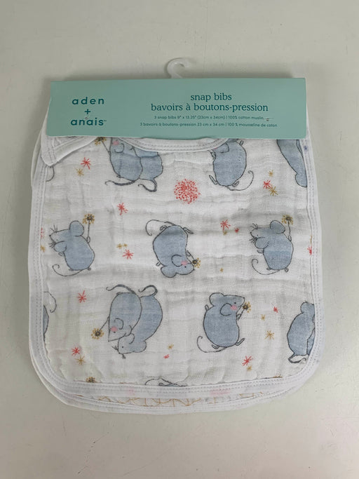 used Aden + Anais Snap Bibs, (3 pack) Year of the Mouse