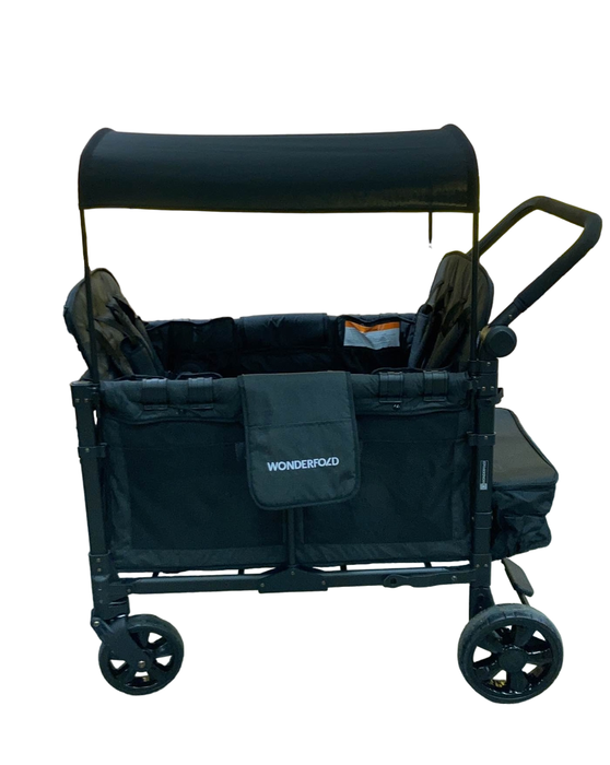 used Wonderfold W4 Elite Stroller Wagon, 2023, Volcanic Black