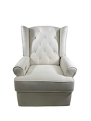 secondhand Namesake Harbour Electronic Recliner And Swivel Glider, Performance Cream Eco Weave