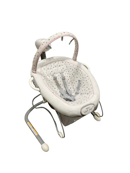 secondhand Graco Duet Sway LX Swing With Portable Bouncer