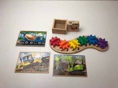 used BUNDLE Wooden Puzzles