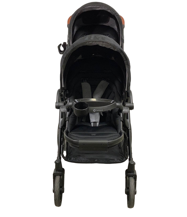 used Contours Curve Double Stroller, 2020, Jet Black