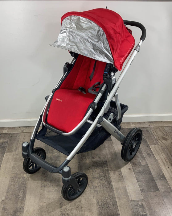 used UPPAbaby VISTA V2 Stroller, 2021, red