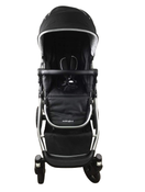 secondhand Mockingbird Single to Double Stroller, 2022, Silver with Black Leather, Windowpane, Black