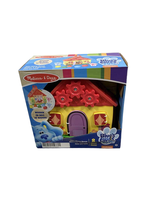 used Melissa & Doug Blue's Clues & You! Wooden Take-Along House