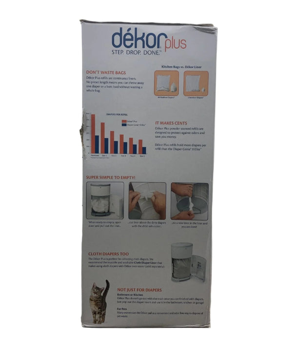 secondhand Diaper Dekor Plus Diaper Pail