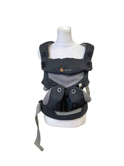 secondhand Ergobaby Four Position 360 Baby Carrier, carbon grey