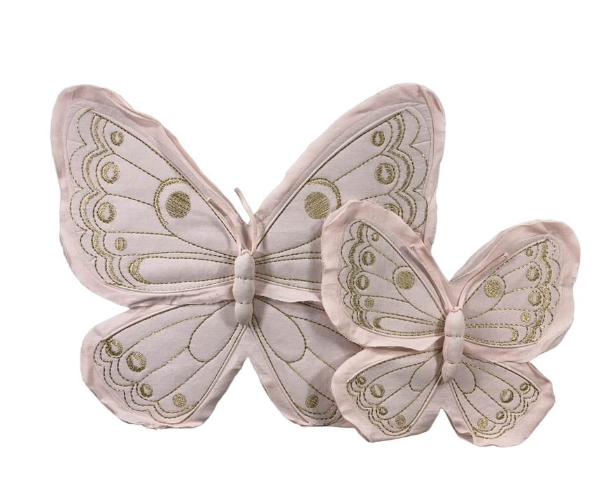 used Pottery Barn Kids Linen Fabric Butterflies