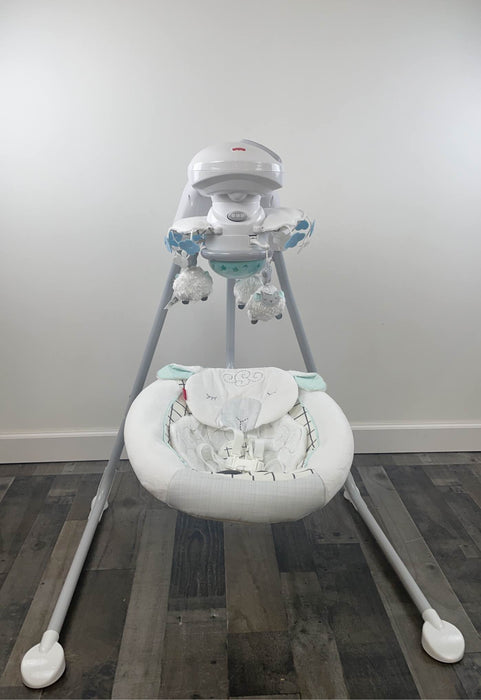 used Fisher Price Cradle 'n Swing, Sweet little lamb swing.