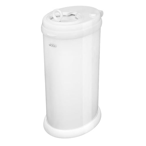 used Ubbi Diaper Pail, White