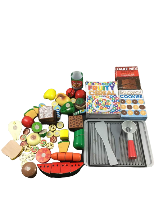 used BUNDLE Melissa & Doug Wooden Food Bundle