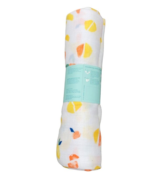 secondhand Aden + Anais Swaddle Blanket, Citrus HIDDEN PHOTO REQ 12.15