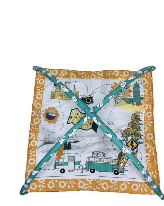 secondhand JumpOff Jo Infant Activity Gym Playmat, Road Trip