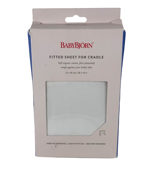 used BabyBjorn Cradle Organic Fitted Sheet