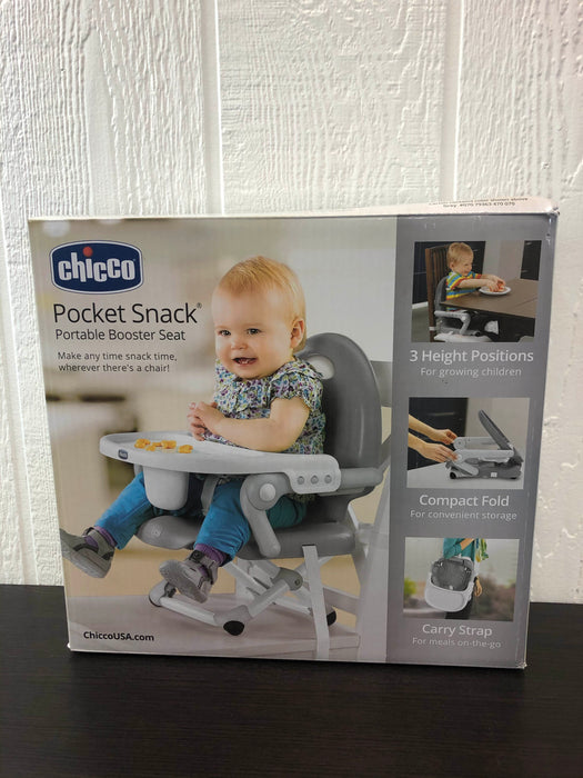 used Chicco Pocket Snack Booster Seat, Gray