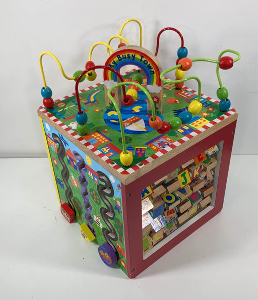 used ALEX Jr. My Busy World Wooden Activity Cube