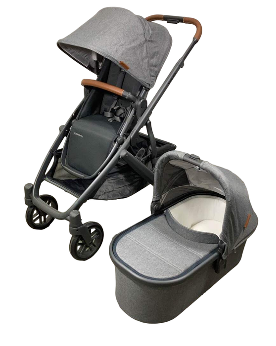 UPPAbaby VISTA V2 Stroller, 2022, Greyson (Charcoal Melange)