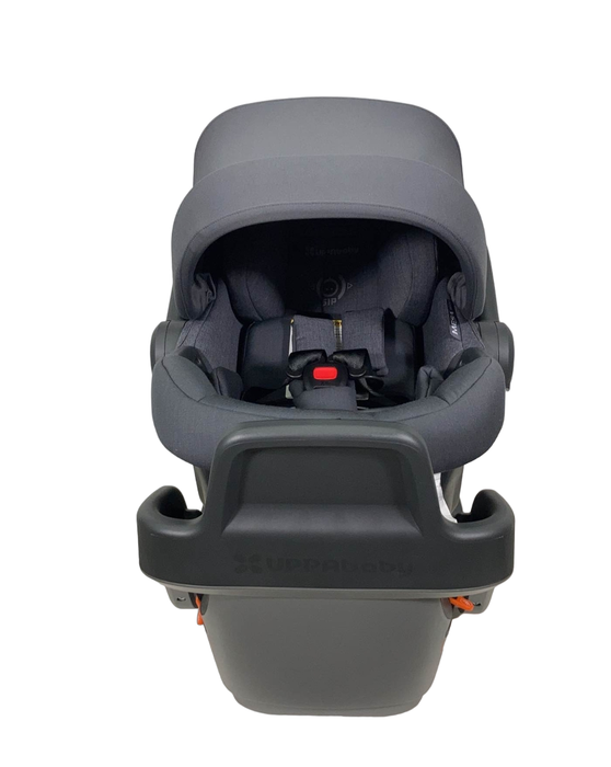 secondhand UPPAbaby MESA MAX Infant Car Seat and Base, PureTech Greyson, 2022