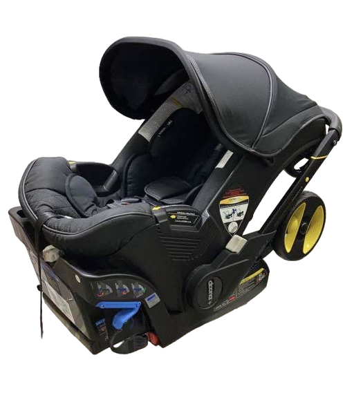 used Doona Infant Car Seat & Stroller-Midnight Edition, 2022