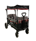 used Wonderfold X2 Push + Pull Double Stroller Wagon, 2021, Black