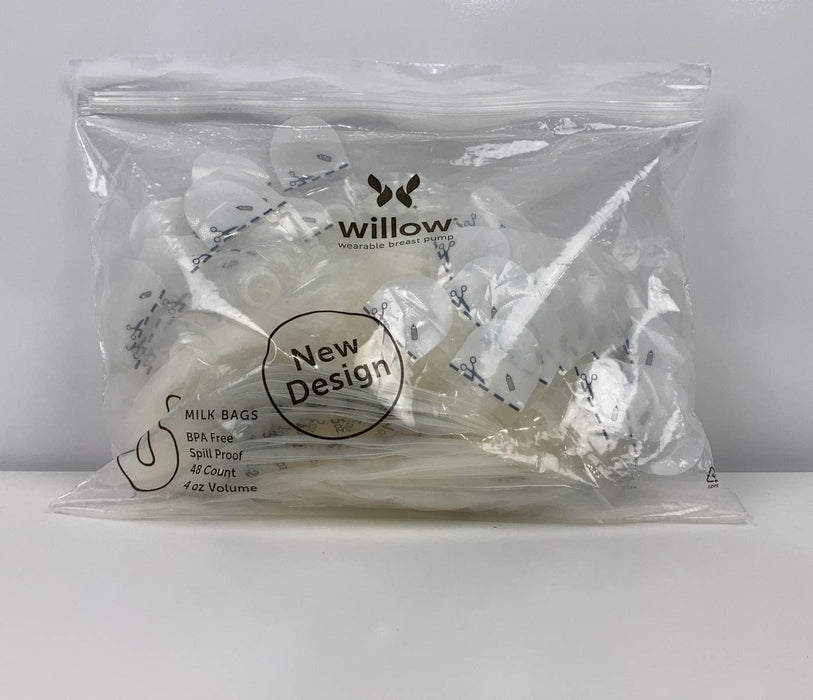 used Willow 48-Count 4 oz Spill-Proof Breast Milk Bags