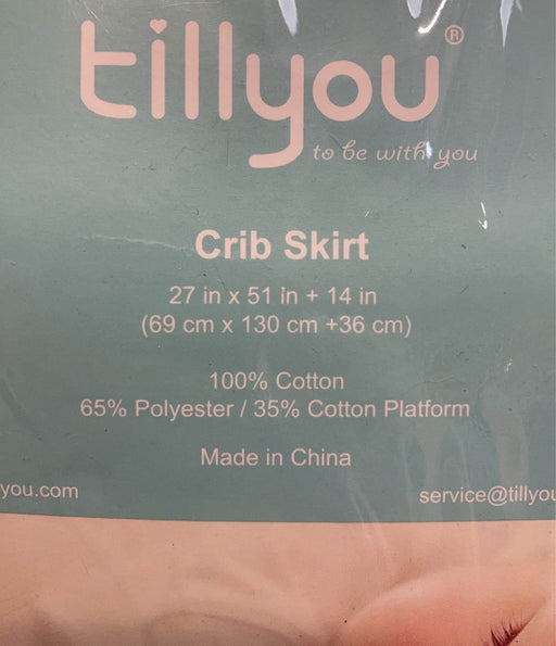 secondhand Tillyou Crib Skirt