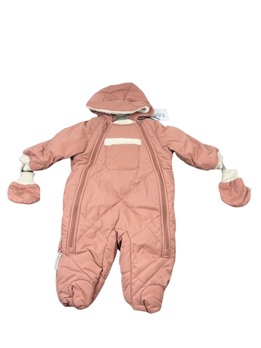 7 A.M. Enfant Benji Snowsuit Bebe, 3-6 months, Rose Dawn