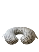 used Boppy Nursing and Infant Support Luxe Pillow, Grey Geo circles