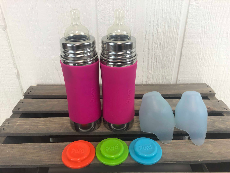 used Pura Stainless Steel Bottle Set