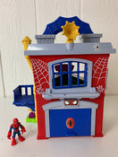 used Fisher Price Spider-Man Vs. Green Goblin Bank Heist