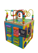 used ALEX Toys Discover My Busy Town Wooden Activity Cube