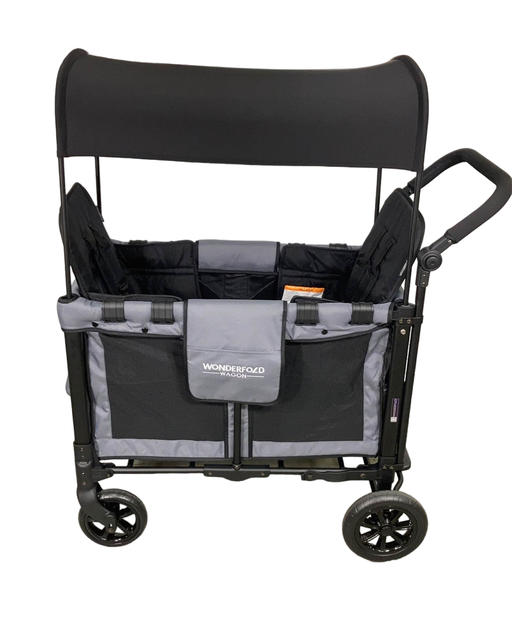 secondhand Wonderfold W2 Original Multifunctional Double Stroller Wagon, 2022, Grey