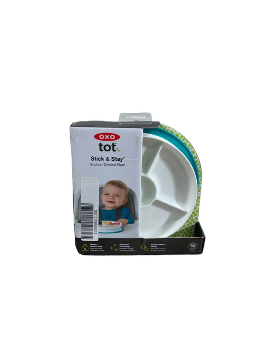 used OXO Tot Stick & Stay Suction Bowl, Teal