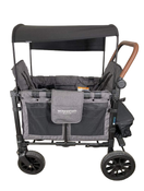 secondhand Wonderfold W2 Luxe Multifunctional Double Stroller Wagon, Charcoal Gray, 2022