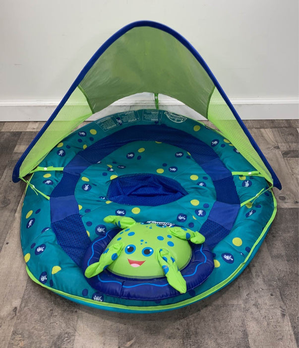 secondhand SwimWays Baby Spring Float with Sun Canopy