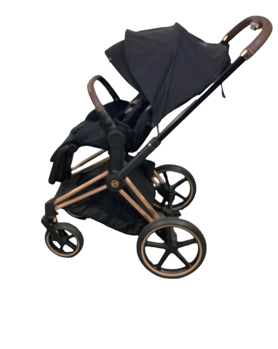 secondhand Cybex PRIAM Stroller, Deep Black, Rosegold, 2021