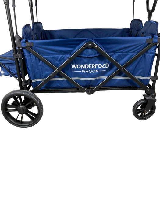 used Wonderfold X4 Push & Pull Quad Stroller, 2022, Navy