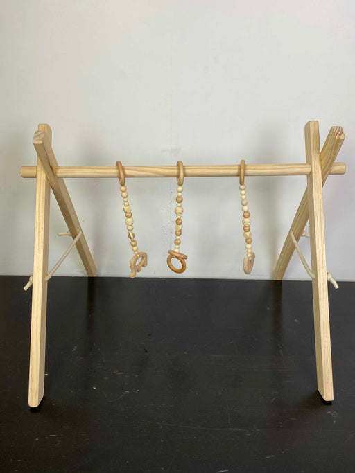 used Poppyseed Play Wooden Baby Gym