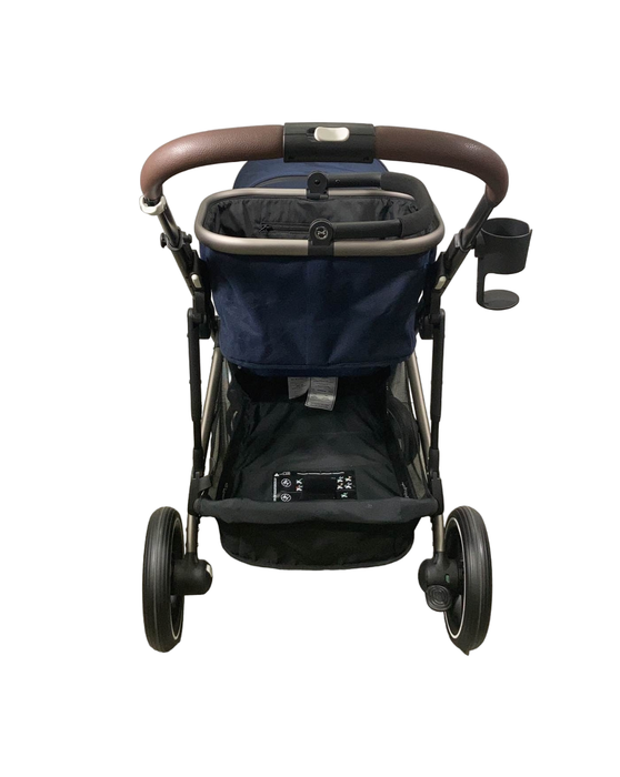 Cybex Gazelle S Modular Stroller, 2022, Taupe Frame, Navy Blue