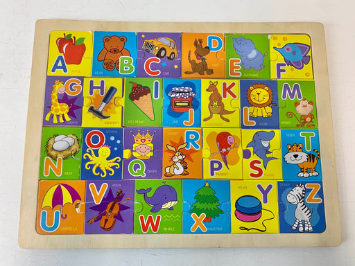 used Wooden Alphabet Puzzle