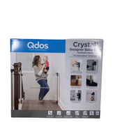 used Qdos Crystal Designer Baby Safety Gate Hardware Mount