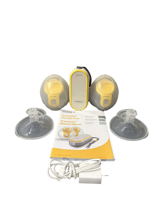 used Medela Freestyle Hands-free Double Electric Wearable Breast Pump