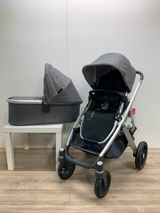 secondhand UPPAbaby VISTA V2 Stroller, 2019, Jordan (Charcoal Melange)