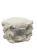 secondhand Crate & Kids Dottie Macrame Woven Kids Pouf, Natural