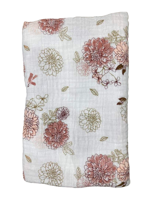 secondhand Aden + Anais Large Cotton Muslin Swaddle, 4 Pack, Dahlias