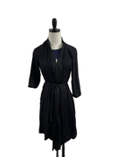 used Posh Peanut Mommy Robe, midnight black, Medium (4-6)-HIDDEN VERIFY PRODUCT